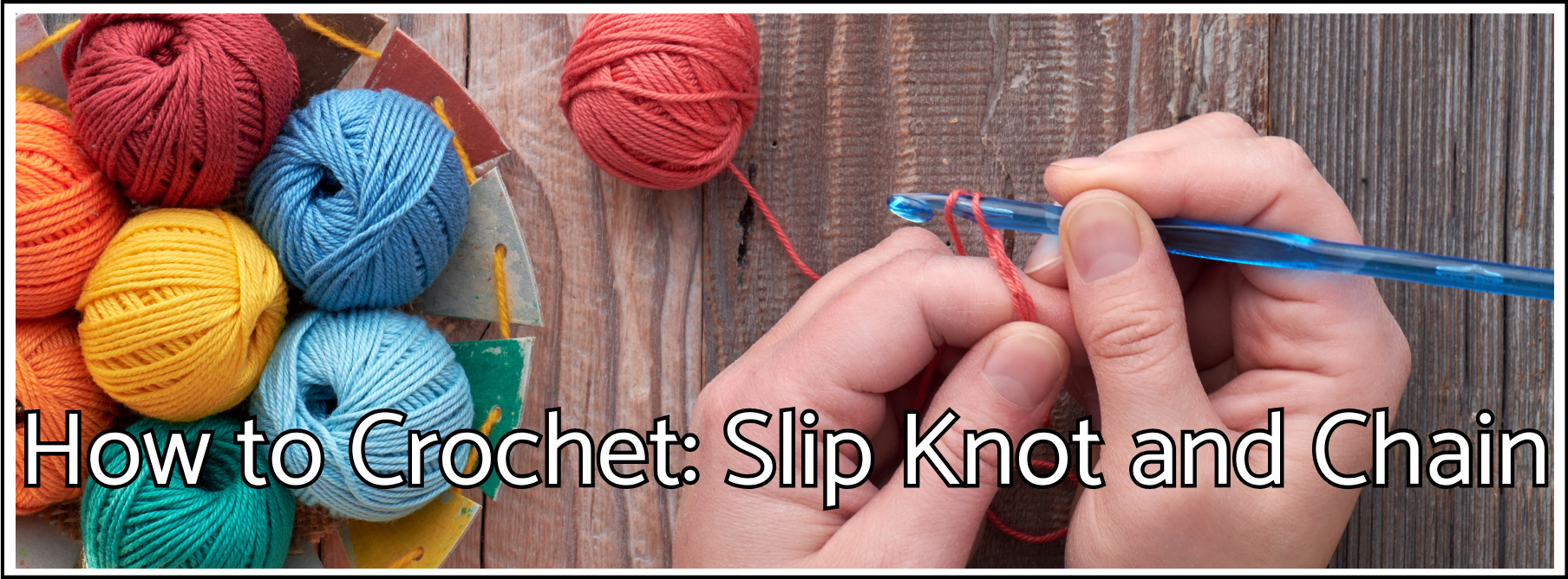 Basic Crochet Stitches Series: Slip Knot and Chain Crochet Stitch